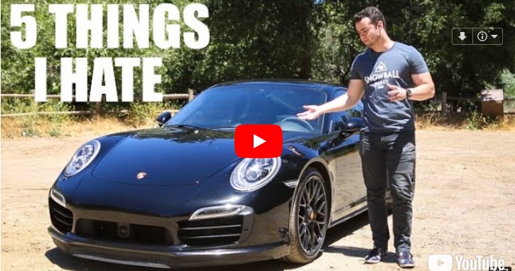 5
                        things i hate about the porsche 911 turbo s