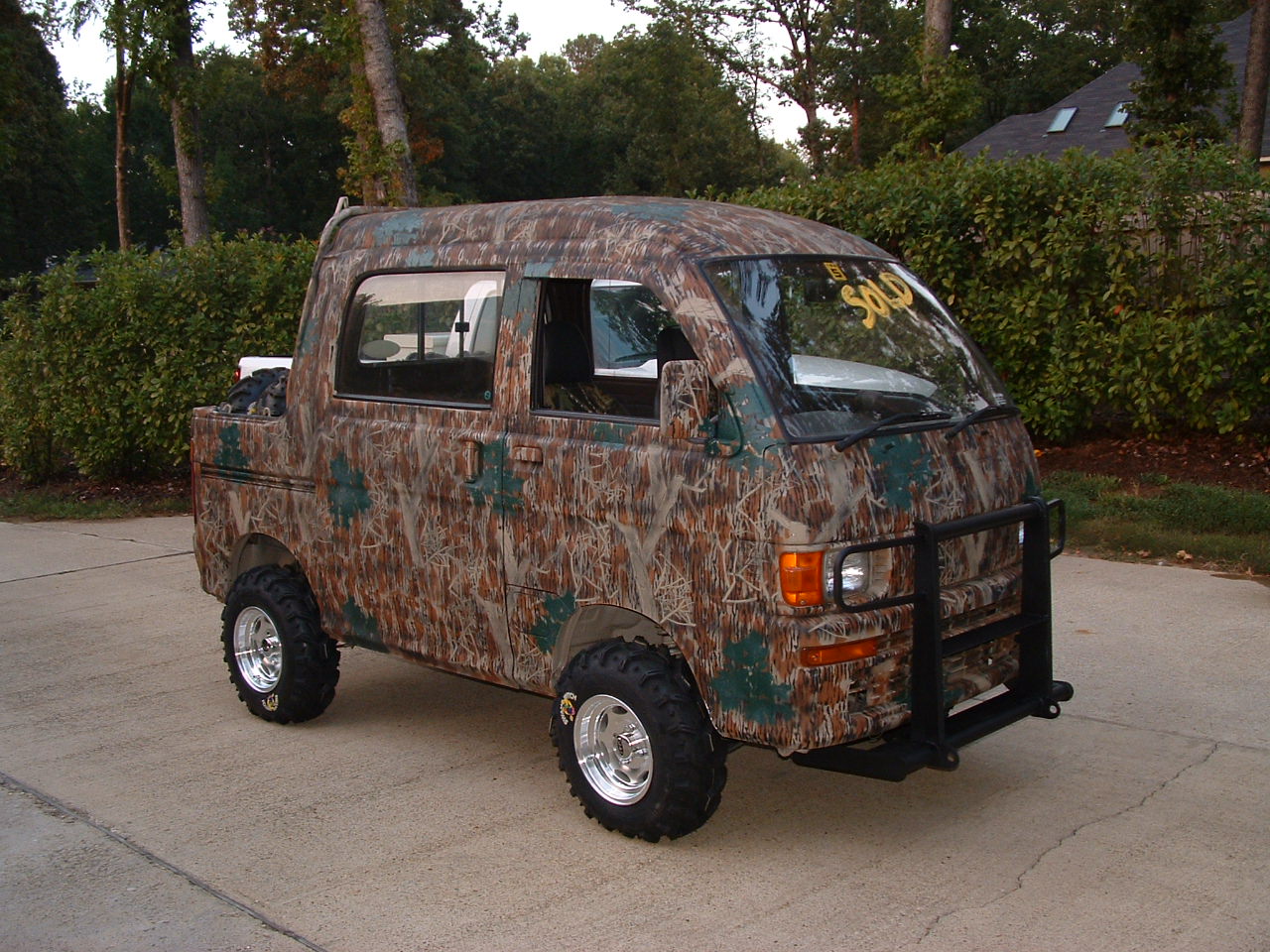 4 door mini truck with pickup bed