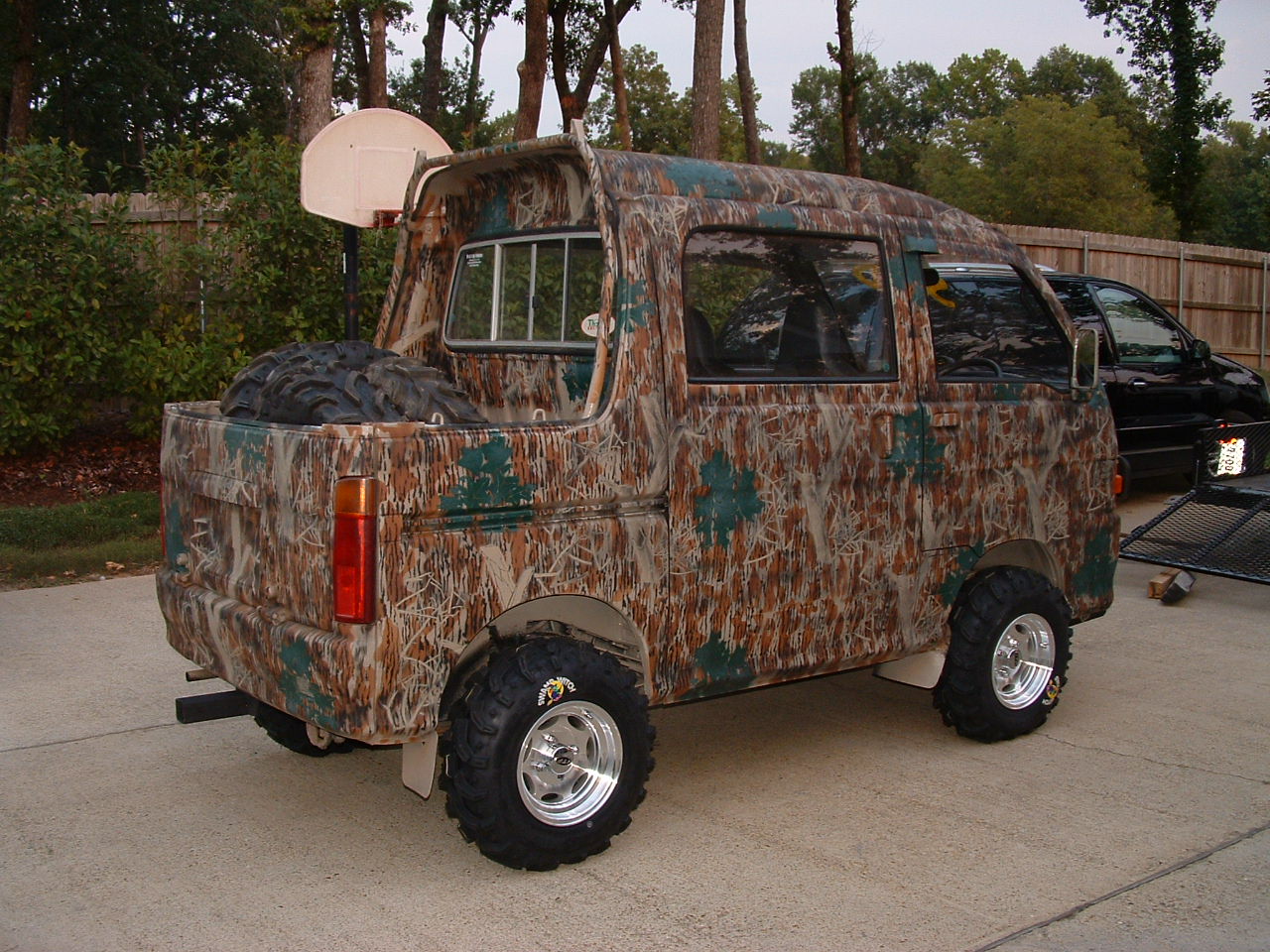 4 door mini truck with pickup bed