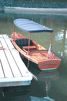 electric wooden boat