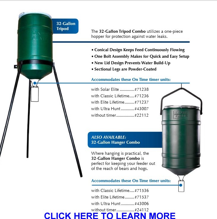 On Time Wildlife
            Feeder Hopper Combinations