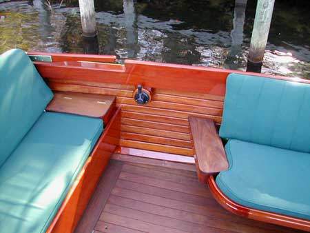 teak flooring and boarding 
steps