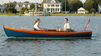 electric wooden boat