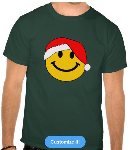 Happy Face
                  Christmas T Shirt