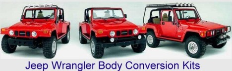 jeep wrangler body conversion kits