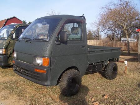mini truck with protective exterior