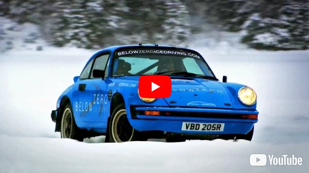 Racing Porsche 911's On Ice